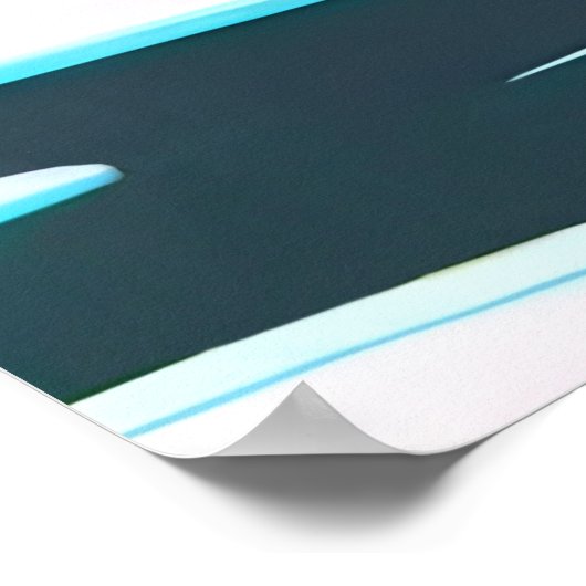 Poster Bâtiments colorés (Coin)