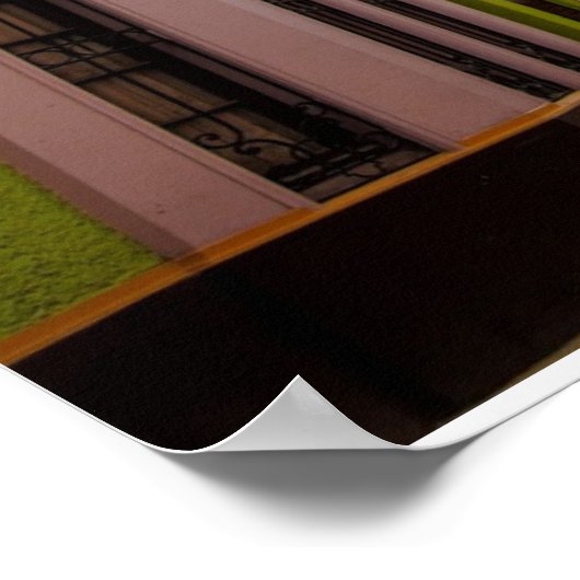 Poster Bâtiments Colorés Historiques (Coin)