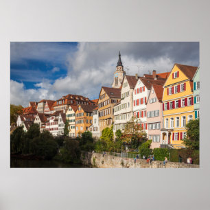 Poster Bâtiments de la vieille ville Allemagne