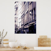 Poster Bâtiments de la vieille ville, France (Cuisine)