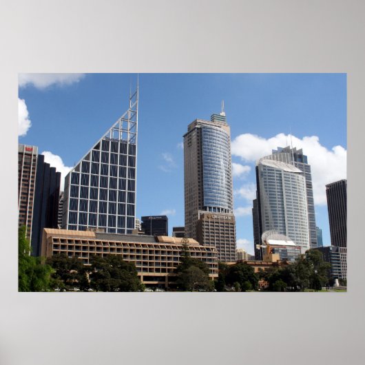 Poster bâtiments de sydney (Devant)