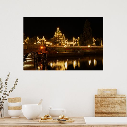 Poster Bâtiments Du Parlement De La Colombie-Britannique (Cuisine)