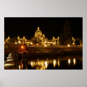 Poster Bâtiments Du Parlement De La Colombie-Britannique 