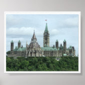 Poster Bâtiments du Parlement du Canada (Devant)