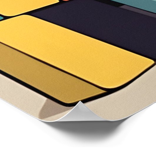 Poster Bâtiments - Jouets pour enfants (Coin)