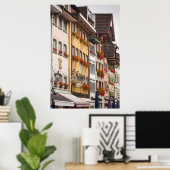 Poster Bâtiments le long de Kaiserstrasse (Bureau à domicile)