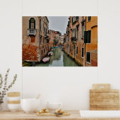 Poster Bâtiments le long des canaux de Venise (Cuisine)