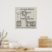 Poster Bâtir des blocs d'espoir (Cuisine)