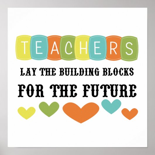 Poster Bâtir Des Blocs Pour L'Avenir (Devant)