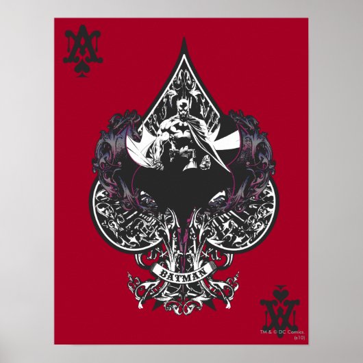 Poster Batman Ace of Spaces Crest gothique (Devant)