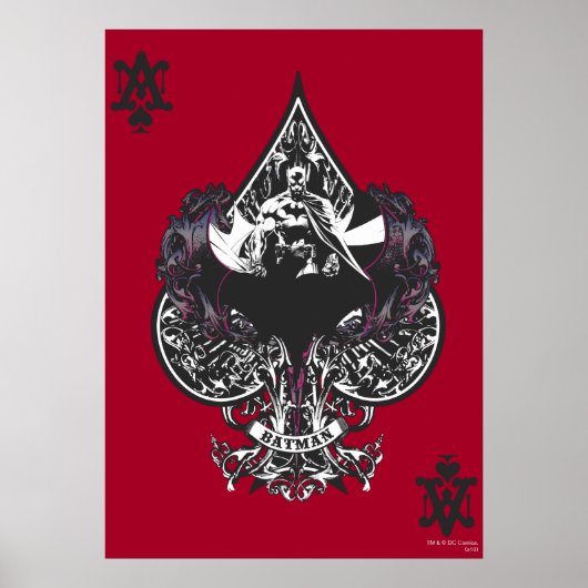 Poster Batman Ace of Spaces Crest gothique (Devant)