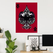 Poster Batman Ace of Spaces Crest gothique (Bureau à domicile)