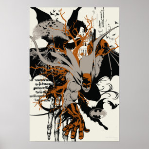 Poster Batman and Tree