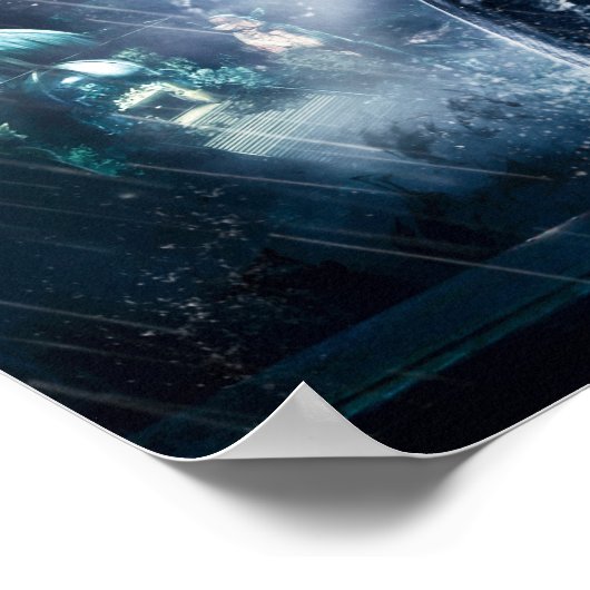 Poster Batman : Arkham Asylum | Art de la couverture de j (Coin)