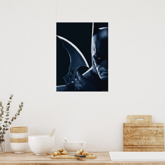 Poster Batman : Arkham Asylum | Batman Closeup (Cuisine)