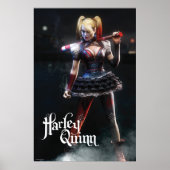 Poster Batman Arkham Knight | Harley Quinn avec chauve-so (Devant)