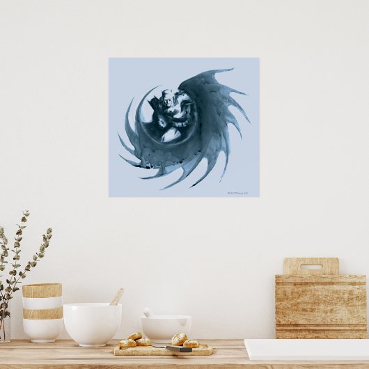 Poster Batman au café (Cuisine)