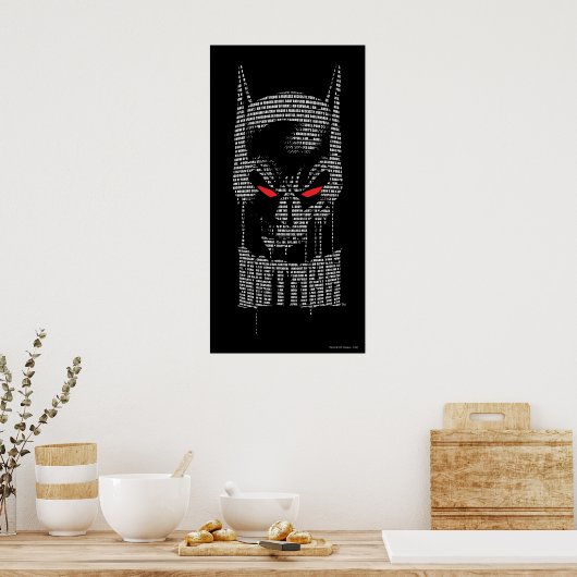 Poster Batman Avec Mantra (Cuisine)
