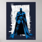 Poster Batman Comic - Vue Vintage (Devant)