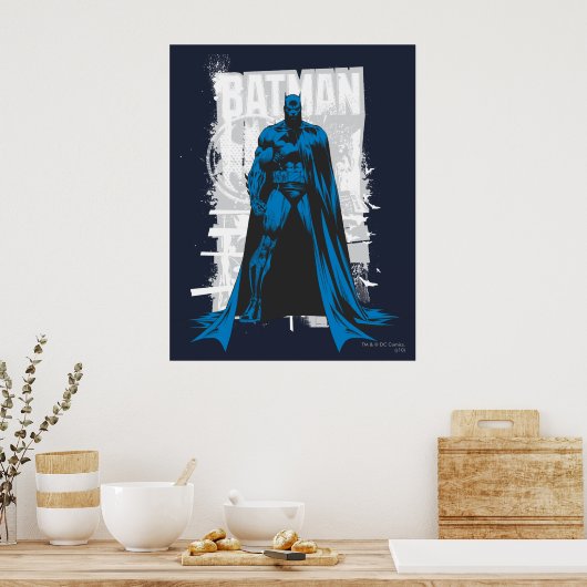 Poster Batman Comic - Vue Vintage (Cuisine)
