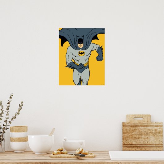 Poster Batman en cours d'exécution (Cuisine)