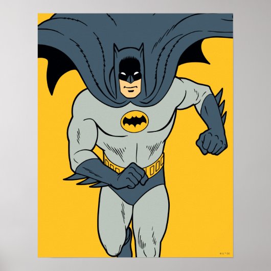 Poster Batman en cours d'exécution (Devant)