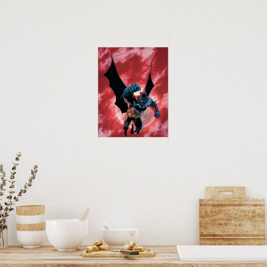 Poster Batman Firey Sky (Cuisine)