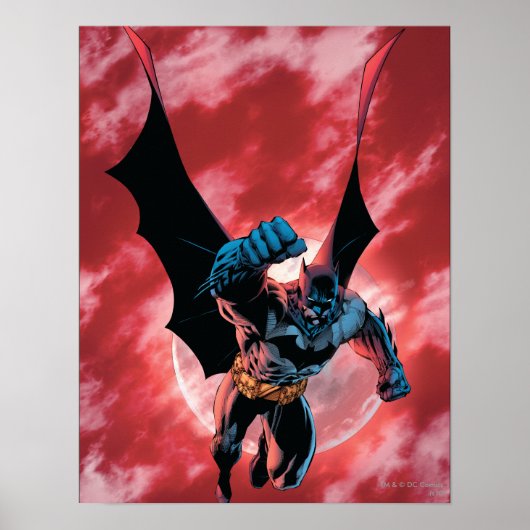 Poster Batman Firey Sky (Devant)