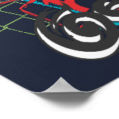 Poster Batman Gotham Guardian Lineart Collage (Coin)