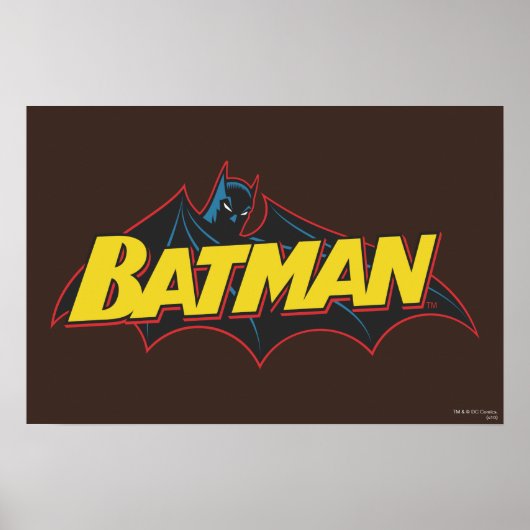 Poster Batman | Logo de l'ancienne école (Devant)