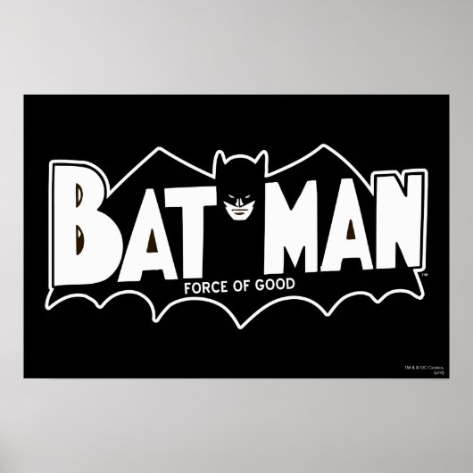 Poster Batman | Logo Force of Good 60s (Devant)