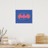 Poster Batman | Logo Pink Polka Dot (Cuisine)