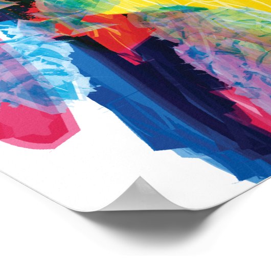 Poster Batman Neon Marker Collage (Coin)