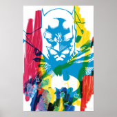 Poster Batman Neon Marker Collage (Devant)