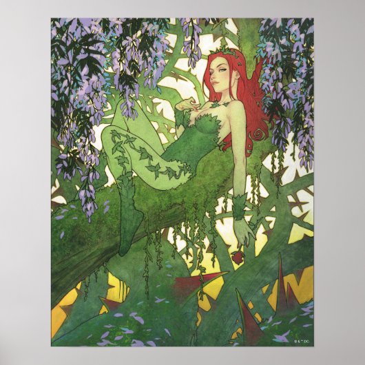 Poster Batman Rebirth Poison Ivy Cover Illustration (Devant)