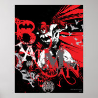 Batman Red et Black Collage