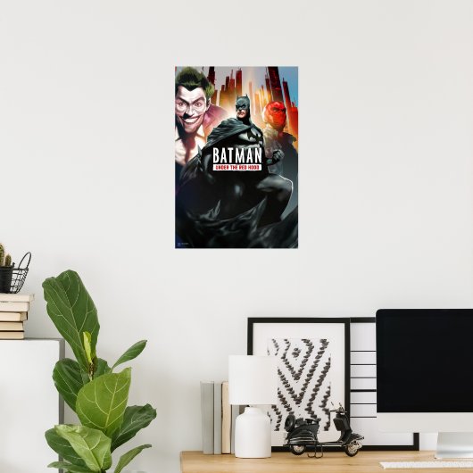 Poster Batman Sous La Hotte Rouge (Bureau à domicile)