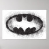 Poster Batman Symbol | Halftone Logo (Devant)