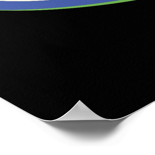 Poster Batman | Symbole pourpre et vert (Coin)