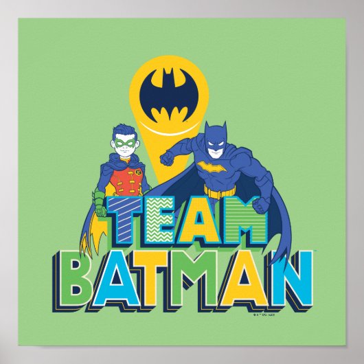 Poster Batman | Team Batman & Robin (Devant)
