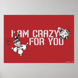 Poster Batman Valentine Joker & Harley - Crazy For You
