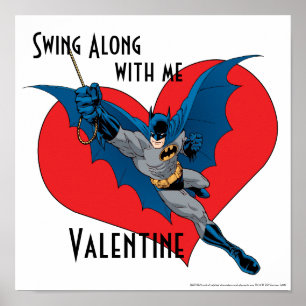 Poster Batman Valentine   Swing Along With Me