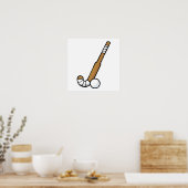 Poster Bâton de hockey Brown (Cuisine)