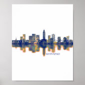 Poster Baton Rouge Skyline (Devant)