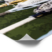 Poster Bâtons de crosse à aquarelle (Coin)