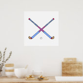 Poster Bâtons de hockey sur gazon (Cuisine)