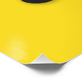 Poster Bâtons de hockey sur gazon Nom Numéro Personnalise (Coin)