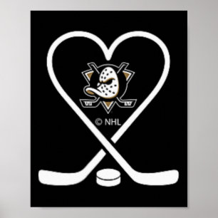 Poster Bâtons de la Saint-Valentin des Ducks d'Anaheim No