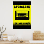 Poster battements tribaux futurefunk (Cuisine)