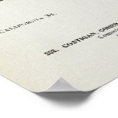 Poster Batterie côté ouest Californie et Sacramento (Coin)